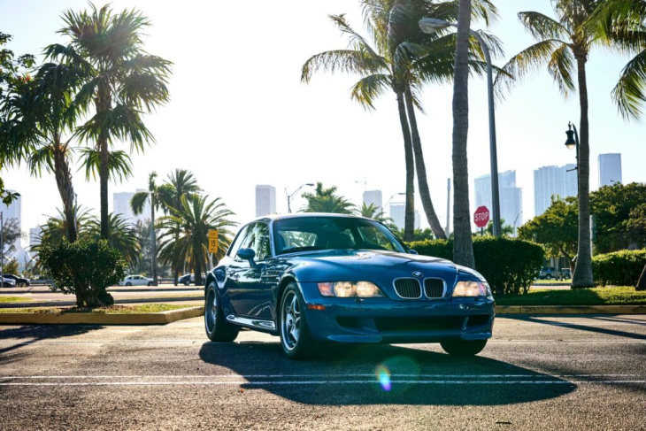 bmw z3 m coupé: neue fotos vom turnschuh in estorilblau