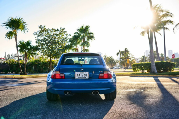 bmw z3 m coupé: neue fotos vom turnschuh in estorilblau