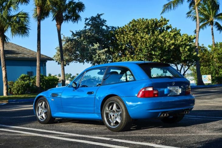 bmw z3 m coupé: neue fotos vom turnschuh in estorilblau