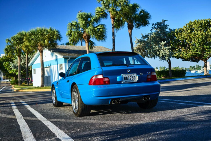 bmw z3 m coupé: neue fotos vom turnschuh in estorilblau