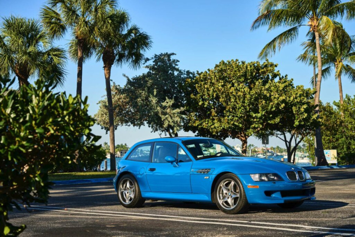 bmw z3 m coupé: neue fotos vom turnschuh in estorilblau