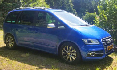 Audi Van: Tuningumbau eines Seat Alhambra                                Das etwas andere Ring-Taxi