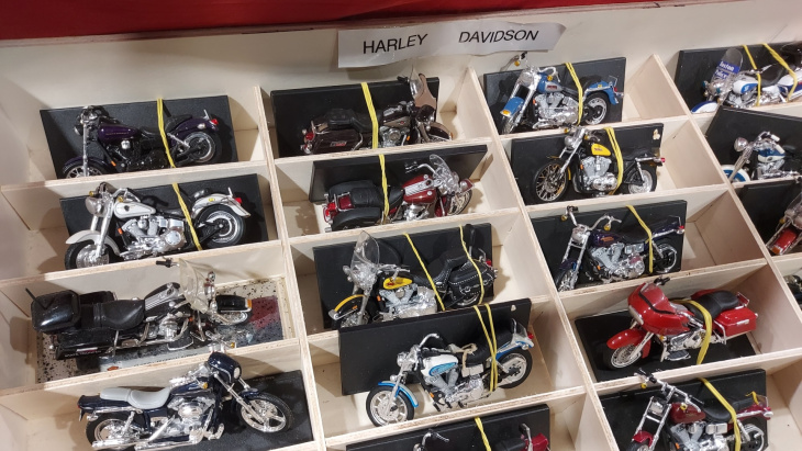 sammeln: harley-davidson in miniatur, die schönsten bilder