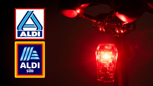 mit unglaublichen 115 lux: fahrradleuchten-set bei aldi