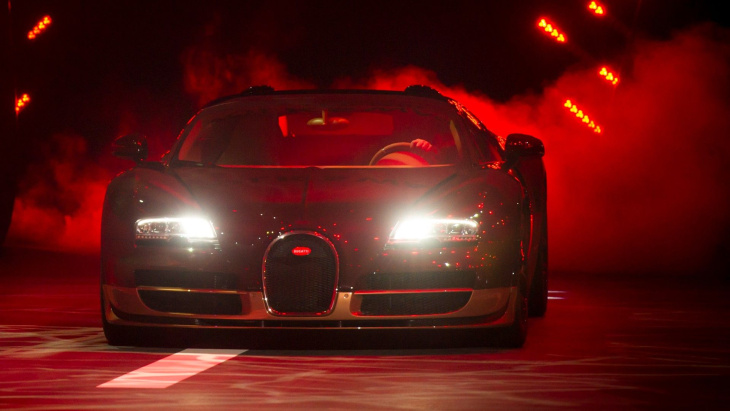 bugatti veyron: fotos des schnellen autos