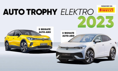 Elektro Trophy 2023: Leserwahl                               Wählen Sie Ihren Favoriten und gewinnen Sie zwei Auto-Abos
