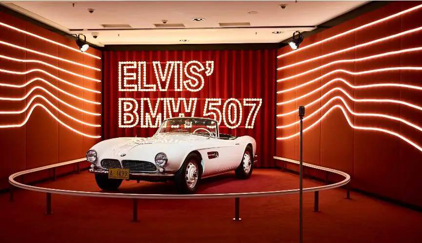 „rock ’n‘ roll & roadster: reviving an icon“ zeigt elvis’ bmw 507!