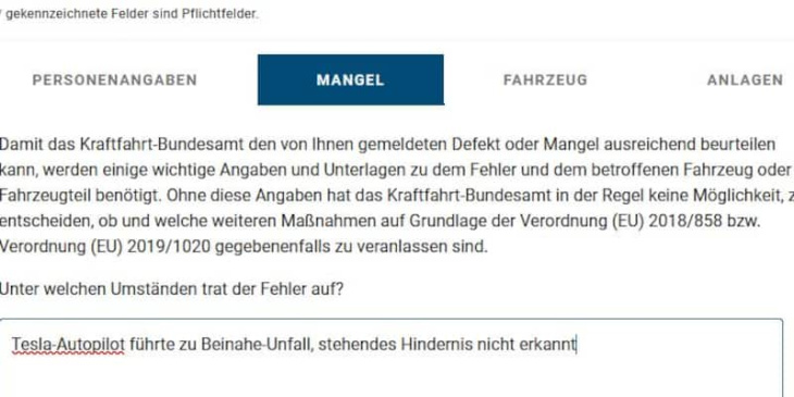 kba-mangelmeldung - ab sofort können sie probleme mit ihrem auto digital den behörden melden