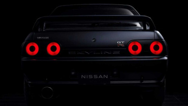 Nissan teasert Skyline GT-R R32 Elektro-Project