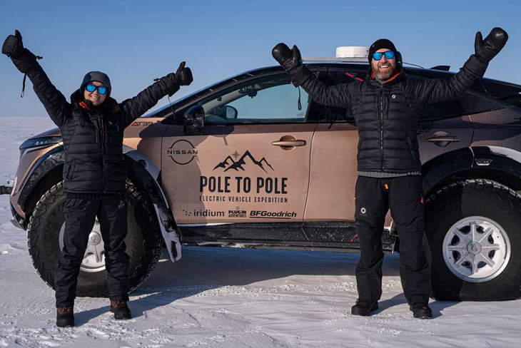 nissan „pole to pole“-expedition vom nord- zum südpol: chris und julie ramsey starten ihre reise