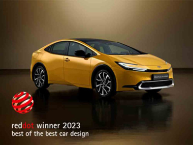 Toyota Prius gewinnt Red Dot Design Award 2023, Hybrid Pionier mit höchster Auszeichnung »Best of the Best« geehrt