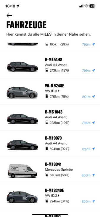 praxistest carsharing: miles und share now im vergleich