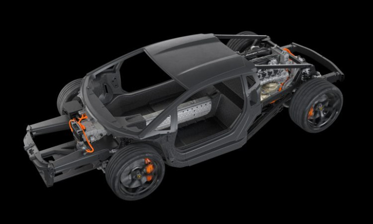 lamborghini revuelto: aventador-nachfolger mit vorderwagen aus voll-carbon, 200 kg schwerer