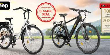 Shopping-Deal mit FOCUS online - Hier sparen Sie richtig! Jeep E-Bikes zum Vorteilspreis als B-Ware