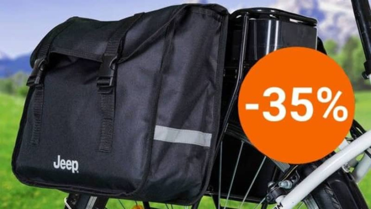 gepäckträgertasche fürs fahrrad bei aldi zum tiefpreis erhältlich