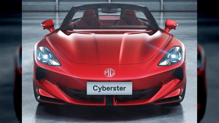 mg präsentiert den cyberster, den elektro-roadster: aufregende leistung und rekordverdächtige reichweite