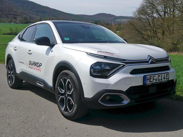 hz-fahrtest: citroën e-c4 x vom autohaus dürkop