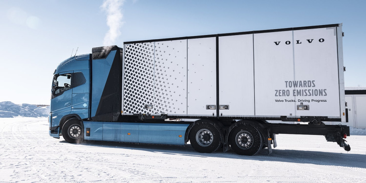 volvo trucks startet straßen-tests mit bz-lkw