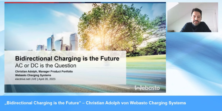 „Bidirectional Charging is the Future“ – Christian Adolph von Webasto Charging Systems