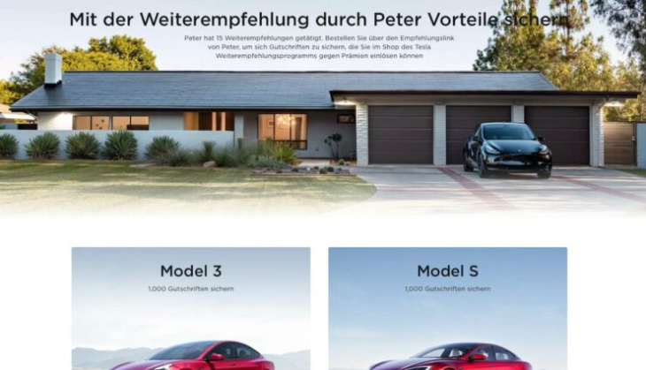 wer ist „peter7203“? deutscher tesla-kunde bringt eigenen referral-code an google-spitze