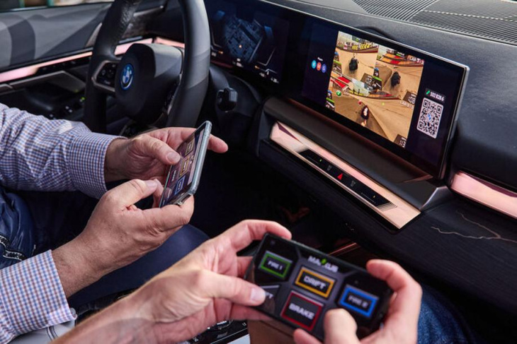 bmw i5 gaming: airconsole als spieleplattform im auto