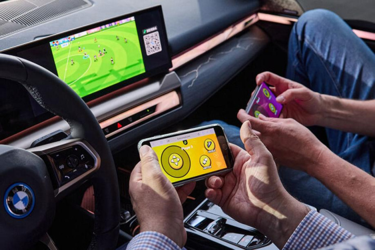 bmw i5 gaming: airconsole als spieleplattform im auto
