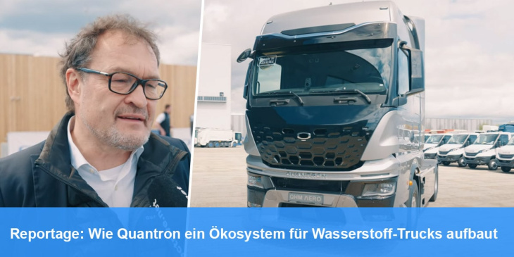 Reportage: Wie Quantron ein Ökosystem für Wasserstoff-Trucks aufbaut