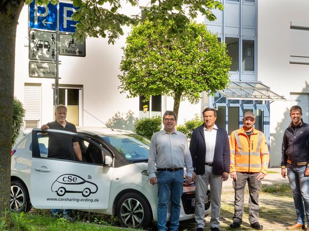 erding: sechstes carsharing-auto unterwegs