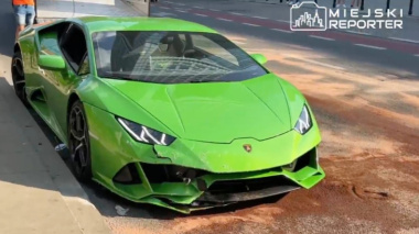 Lamborghini Huracán Evo: Fahrer verliert Kontrolle und crasht