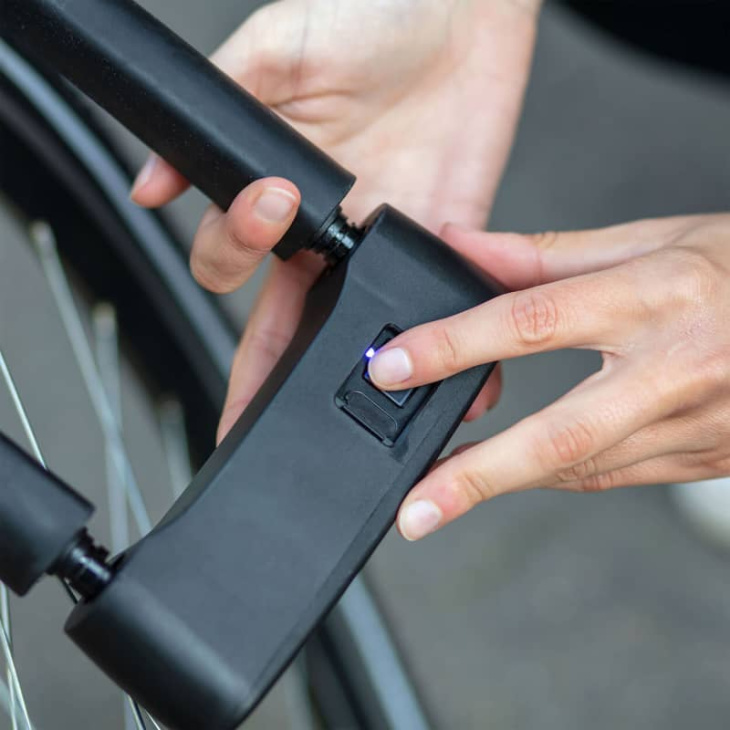 aldi bietet fahrrad-bügelschloss mit fingerabdrucksensor zum sparpreis