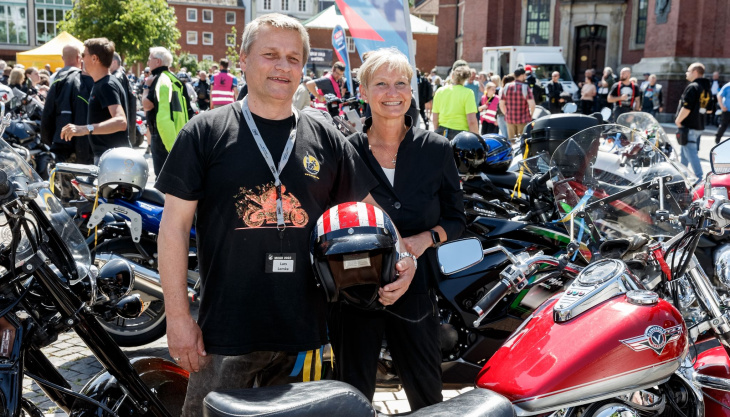 7000 teilnehmer beim 40. hamburger motorrad-gottesdienst