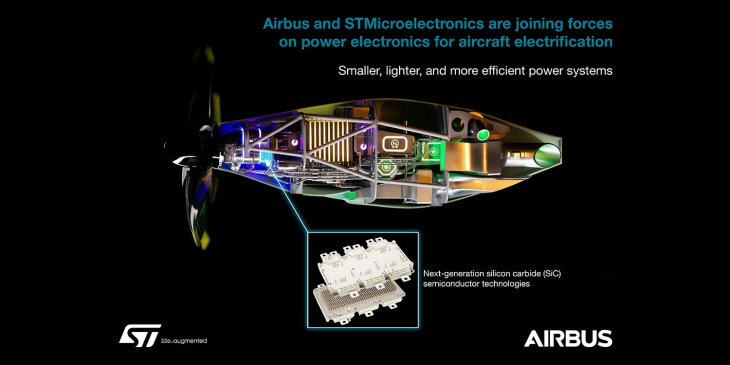airbus entwickelt halbleiter für e-flugzeuge mit stmicroelectronics