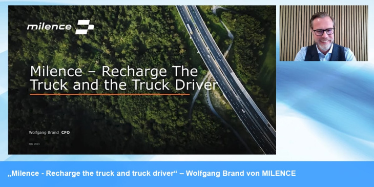 „Milence – Recharge the Truck and Truck Driver“ – Wolfgang Brand von Milence