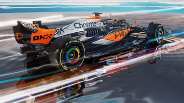 Speziallackierung in Silverstone: McLaren in Chromfarben