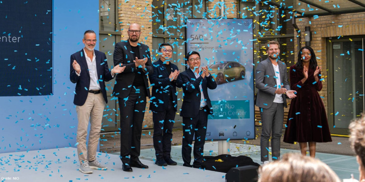 nio eröffnet software-entwicklungszentrum in berlin