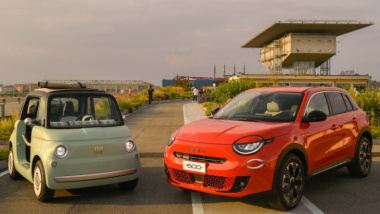 Neuer Fiat 600e und Fiat Topolino: Große Kulisse für zwei kleine Italiener