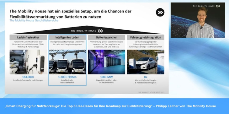 „Smart Charging für Nutzfahrzeuge: Die Top 6 Use-Cases “ – Philipp Leitner von The Mobility House