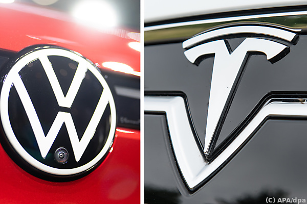 vw bei e-autos in deutschland weiter hinter tesla