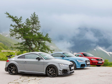 Treffen der Generationen – 25 Jahre Audi TT