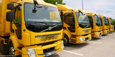 Deutsche Post setzt in Berlin auf E-Lkw von Volvo