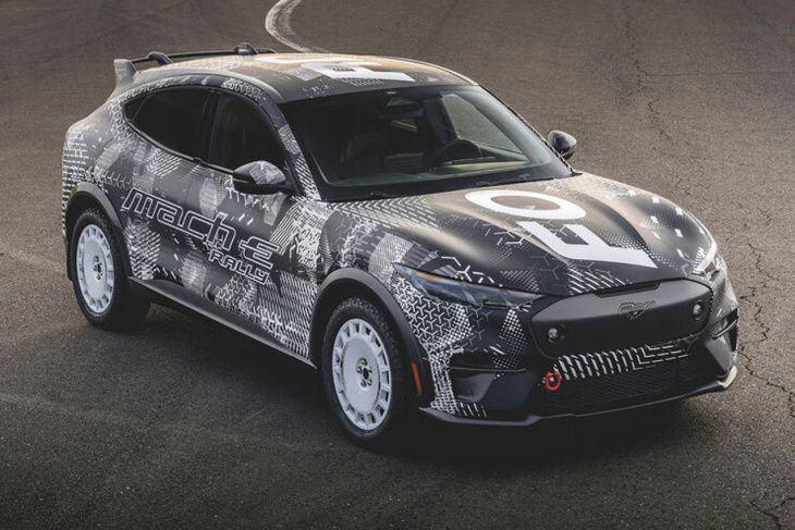 ford mustang mach-e rally: e-crossover wird rabaukiger