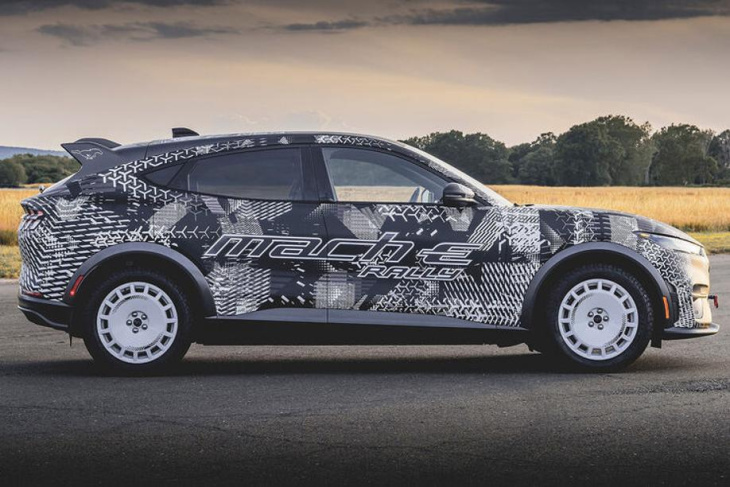 ford mustang mach-e rally: e-crossover wird rabaukiger