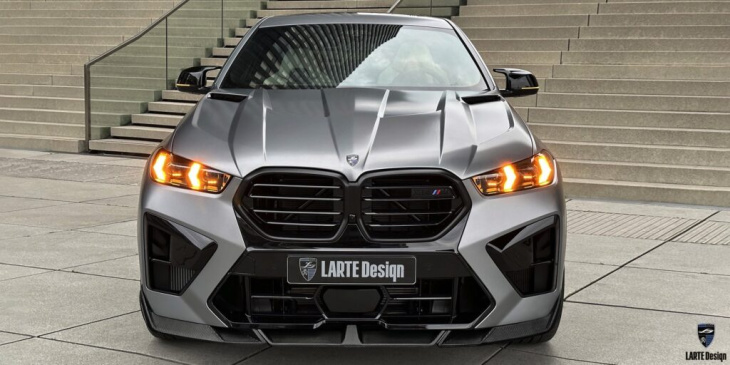 larte bmw x6 m 2023: carbon-bodykit für noch brutaleren look