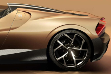 W16 Mistral Sur Mesure: Noch ein goldener Bugatti für Pebble Beach