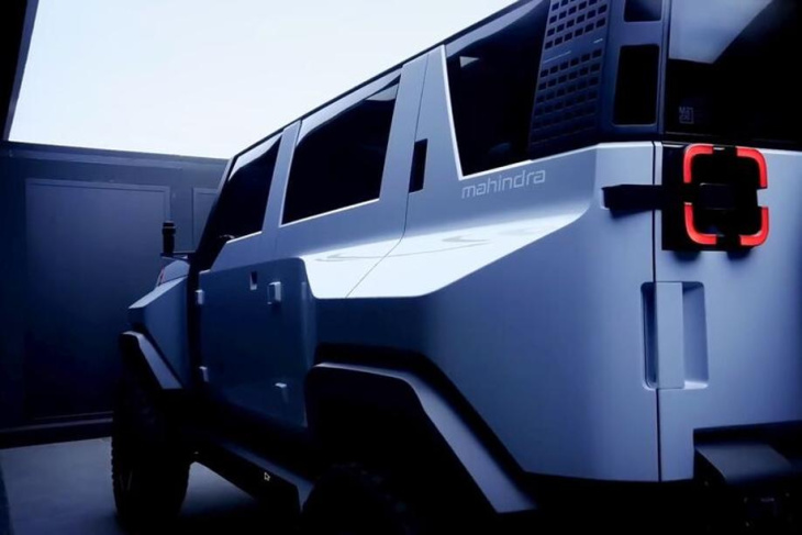 mahindra thar.e elektro-suv concept 2023: inder greifen den jeep wrangler elektrisch an