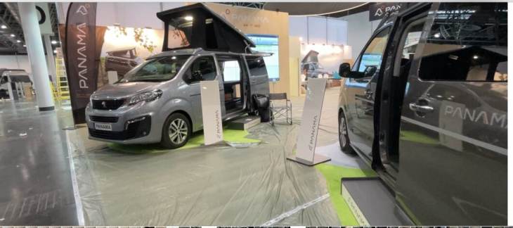 caravan salon (2023) – panama bringt 2 neue wohn-vans auf peugeot traveller basis