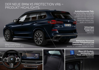 BMW X5 VR6 Protection: Facelift mit V8-Biturbo & Panzerung