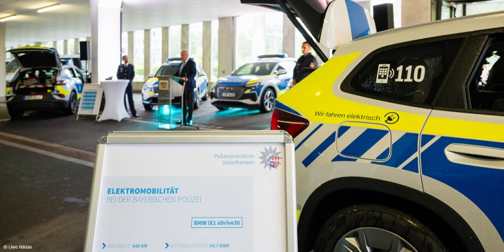 bayerische polizei erprobt 20 elektroautos im streifendienst