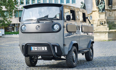 XBus (2024): Verkaufsstart/Innen/Reichweite                               XBus als Pick-up, Camper oder Cabrio