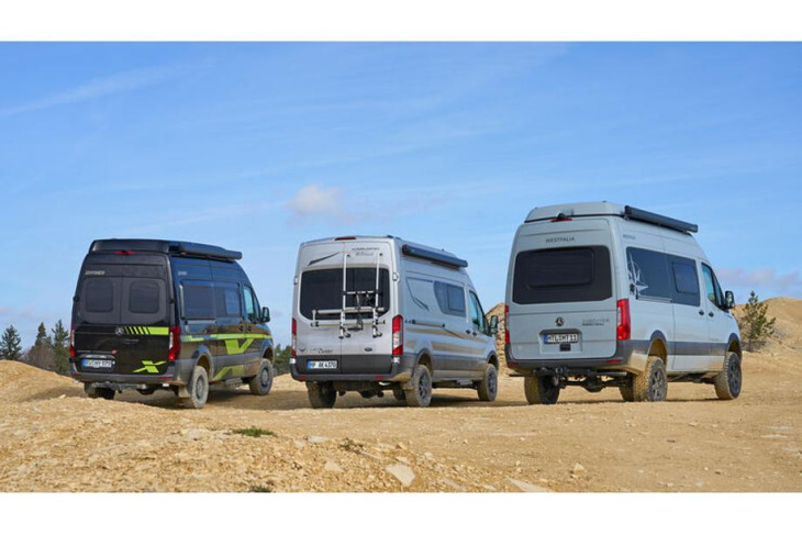hymer, karmann & westfalia im test: 4x4-offroad-campingbusse im vergleich
